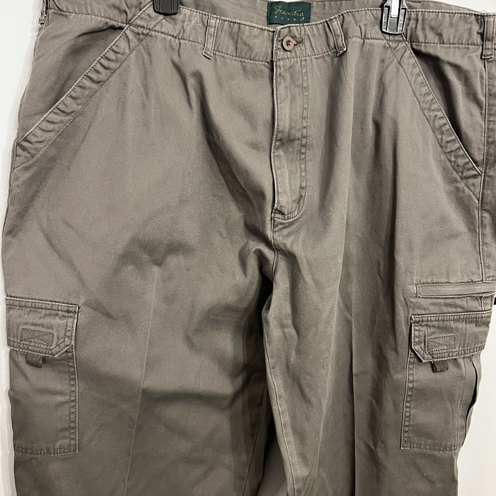 Men’s Cargo Pants Size 44M Khaki Green Scandia Woods - Picture 2 of 6